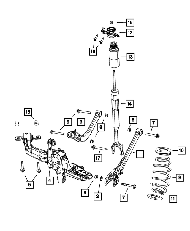 5090090AD - Rear Suspension: Transversal Link Assembly for Mopar Image image