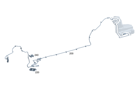 AdBlueÄ‚Â‚Ä¹Ë Container and Lines for 2015 Mercedes-Benz C300 #0
