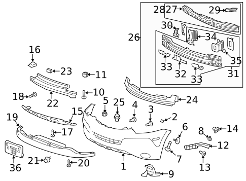 Exterior Trim - Pillars for 2010 Saturn Vue #3