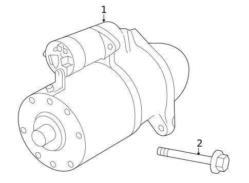 Starter for 2008 Saturn Vue #1
