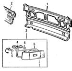 MB233490 - Body: Panel Below Gate for Mopar Image