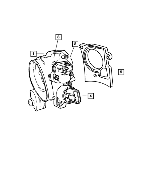 Throttle Body for 2006 Chrysler Pacifica #0