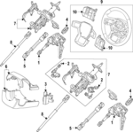 PC3Z3C529E - : Steering Column for Ford: F-250 Super Duty, F-350 Super Duty Image
