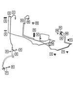 6511123AA - : Brake Line Clip for Mopar Image