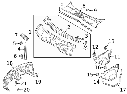 Cowl for 2022 Audi RS5 #0
