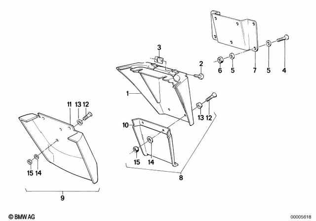 46622300140 - : Mud Flaps for BMW-Motorrad Image