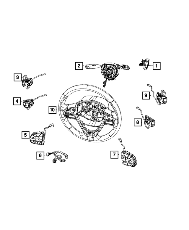 68378975AA - Electrical: Speed Control Switch for Mopar Image