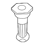 8E0803899C - Body: Mount Bolt Nut for Audi: A4, A4 Quattro, RS4, S4 Image