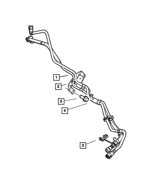 Fuel Lines for 2008 Dodge Dakota #1