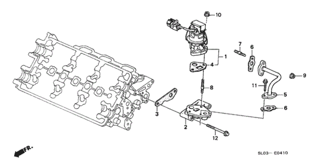 EGR Valve for 2000 Acura NSX #0