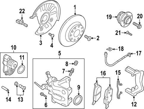 Parking Brake for 2020 Volkswagen Arteon #2
