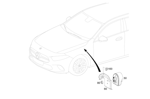 Antitheft Alarm System for 2022 Mercedes-Benz A220 #0