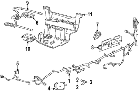 Tire Pressure Monitor Components for 2025 GMC Yukon XL #1