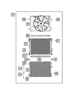 55111282AC - Cooling: Cooling Module for Mopar Image
