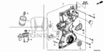 90009RNAA00 - Engine: BOLT, SPECIAL (8X65) for Honda Image