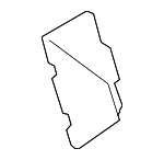 41147145348 - Body: Upper Rail Center Bracket for BMW: 325i, 325xi, 328i, 328i xDrive, 328xi, 330i, 330xi, 335d, 335i, 335i xDrive, 335is, 335xi, M3, X1 Image