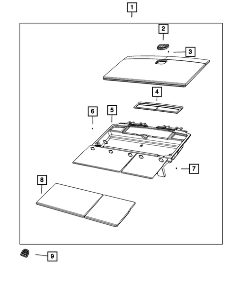 Panels - Moldings - Scuff Plates, Pillar, Cowl, 1/4 Panel Trim and Cargo Covers for 2023 Jeep Grand Wagoneer #5