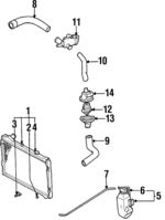 JE9615381 - : Hose for Mazda: MPV Image