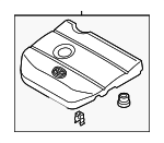 LF96102F0C - Engine: Cover for Mazda: 3, 5, 6, CX-7 Image