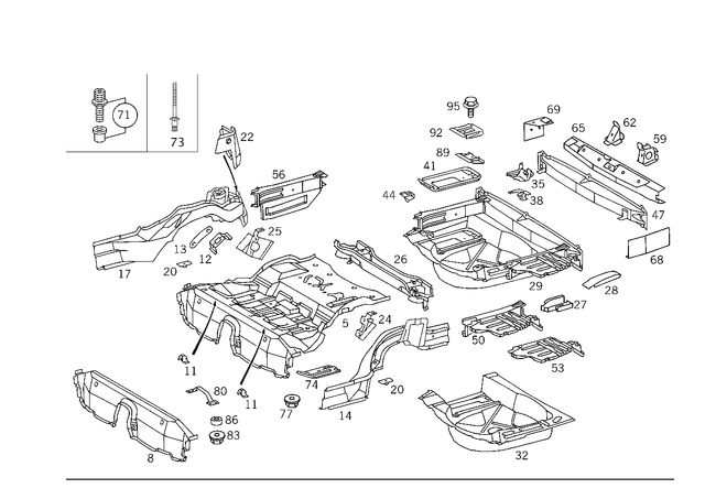 2026110916 - Substructure: Reinforcement for Mercedes-Benz Image image