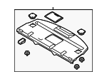 799101MB2B - Body: Pkg Tray Trim for Infiniti Image