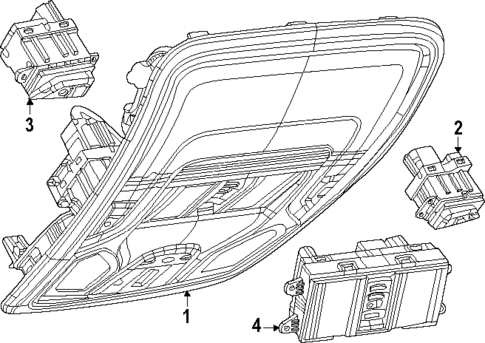 Overhead Console for 2025 Ram 1500 #0