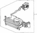 80000SH3A23 - : Air Conditioner Assembly (Sanden) for Honda Image