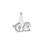 68477502AA - Electrical: Horn And Bracket for Mopar Image