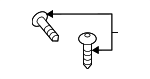 L20869126 - Electrical: Turn Signal Light Assembly Screw for Mazda Image