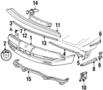 51118124763 - Body: Upper Cover for BMW: 840Ci, 850Ci, 850CSi, 850i Image
