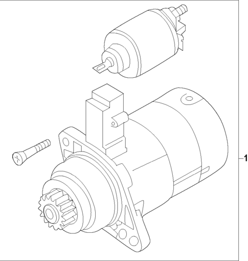 Starter for 2019 Volkswagen Tiguan #1