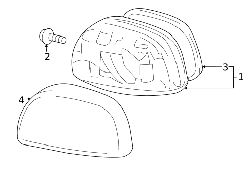 Outside Mirrors for 2007 Toyota RAV4 #0