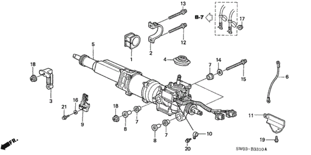 P.S. Gear Box for 2001 Acura NSX #0