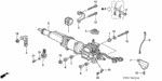 53750SL0A02 - Chassis: STAY, HARNESS (EPS)(LH) for Acura Image