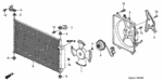938910401208 - Body/Air Conditioning: SCREW-WASHER (4X12) for Honda Image