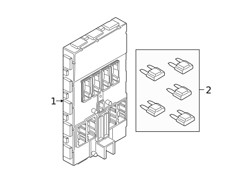 Fuse & Relay for 2020 BMW i3s #0