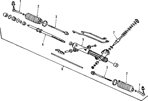 Steering Gear & Linkage for 1986 Pontiac 6000 #0