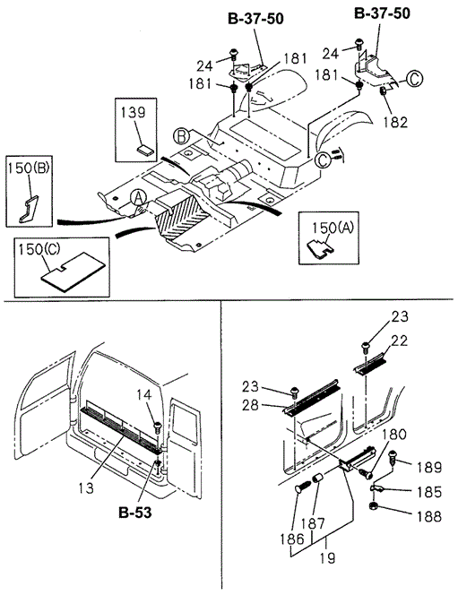 Front Mat (2) for 1997 Acura SLX #0