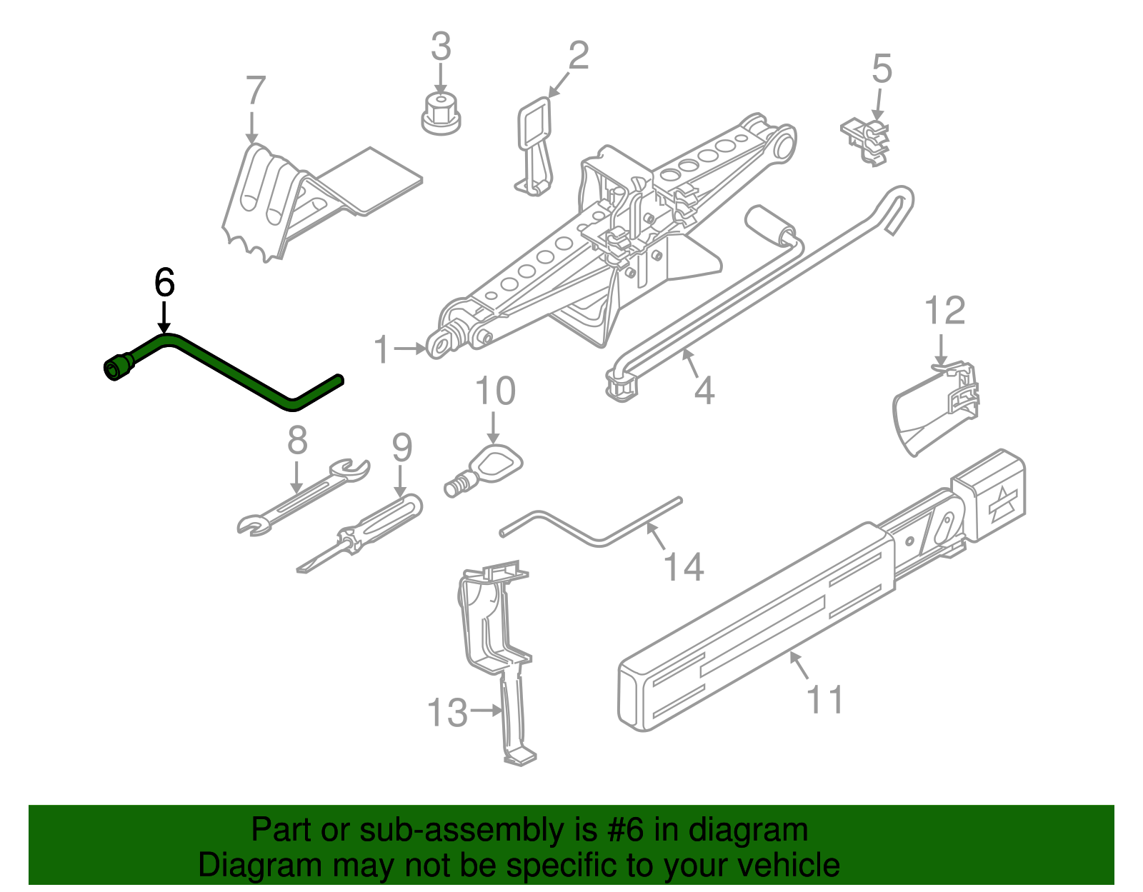 Lug Wrench - BMW (71-12-6-758-731)