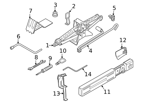 Interior Trim - Rear Body for 2007 BMW X3 #1