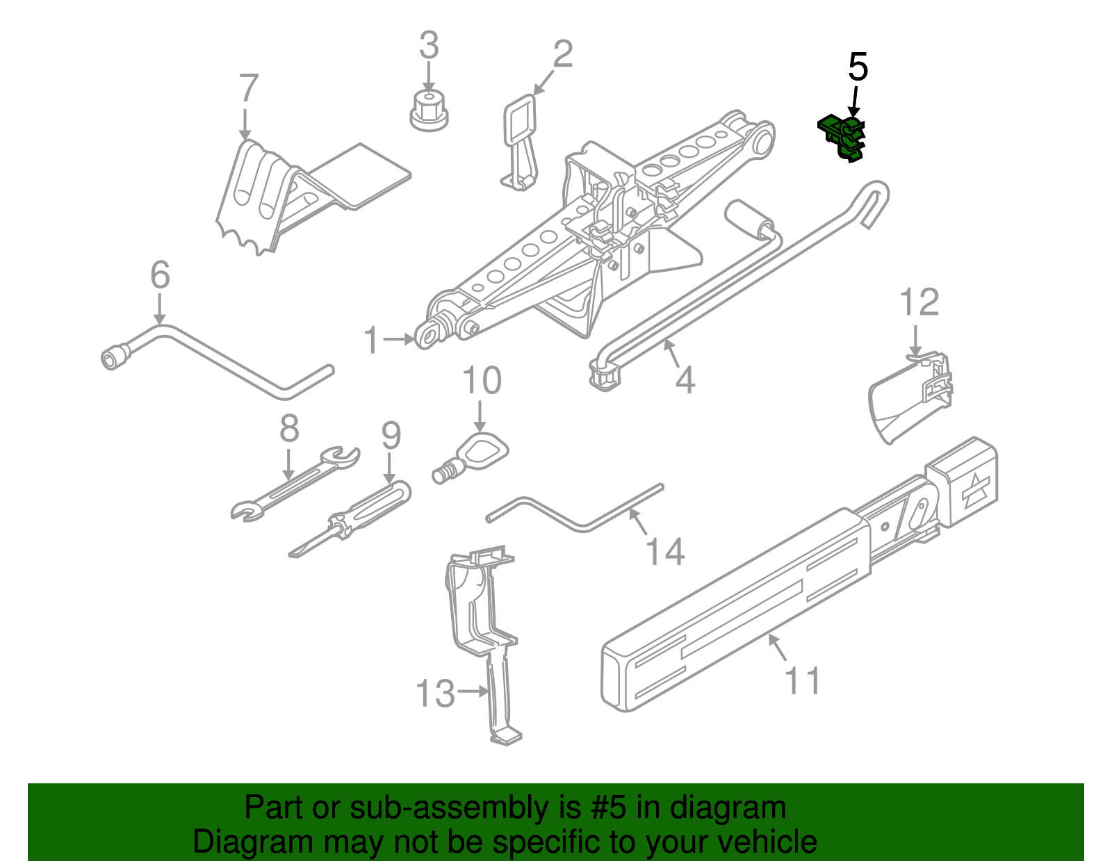 Crank Handle Clamp - BMW (71103418541)