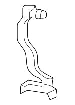 4628691AB - Body: Pull Pocket Bracket for Chrysler: 300M, Concorde, LHS | Dodge: Intrepid Image