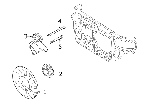 Cooling Fan for 1996 Audi A4 Quattro #0