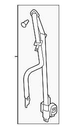 19257682 - Electrical: Belt &amp; Retractor for GM Image