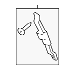 25810485 - Electrical: Height Adjuster for Buick: Enclave | Chevrolet: Traverse | GMC: Acadia | Saturn: Outlook Image