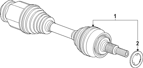 Drive Axles for 2025 Cadillac ESCALADE IQ #0