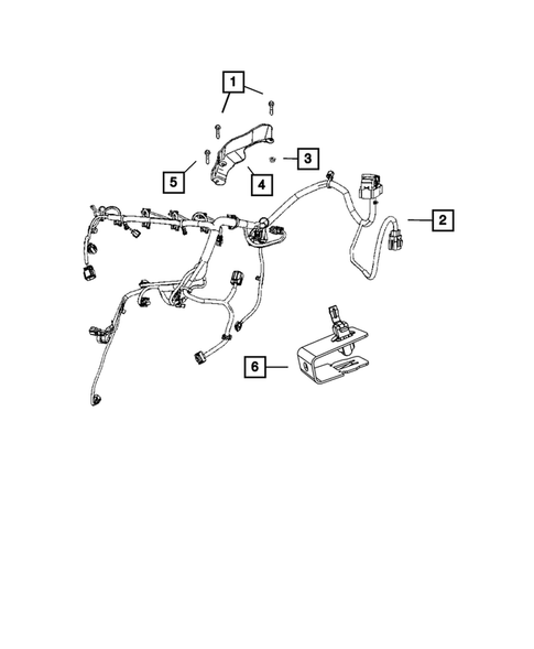 Wiring-Powertrain for 2011 Dodge Journey #0