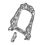 8S7881515C - Body: Seat Back Frame for Audi Image