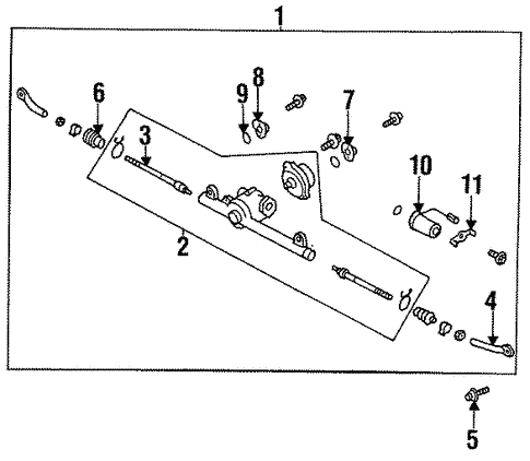 Steering Gear & Linkage for 1994 Nissan 300ZX | OEM Parts Online