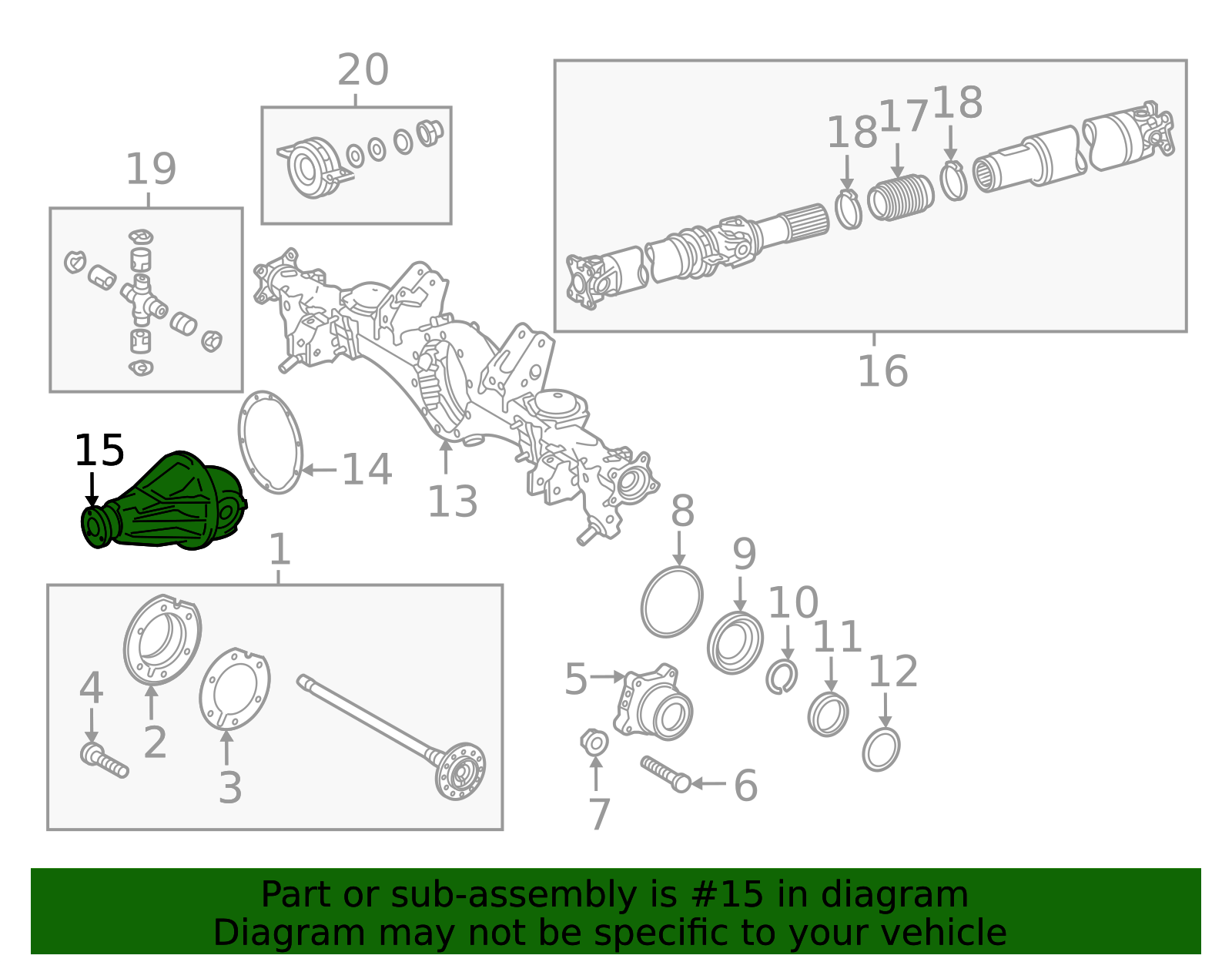 2022-2026 Toyota Differential Carrier Assembly 41110-0C130 | Toyota ...